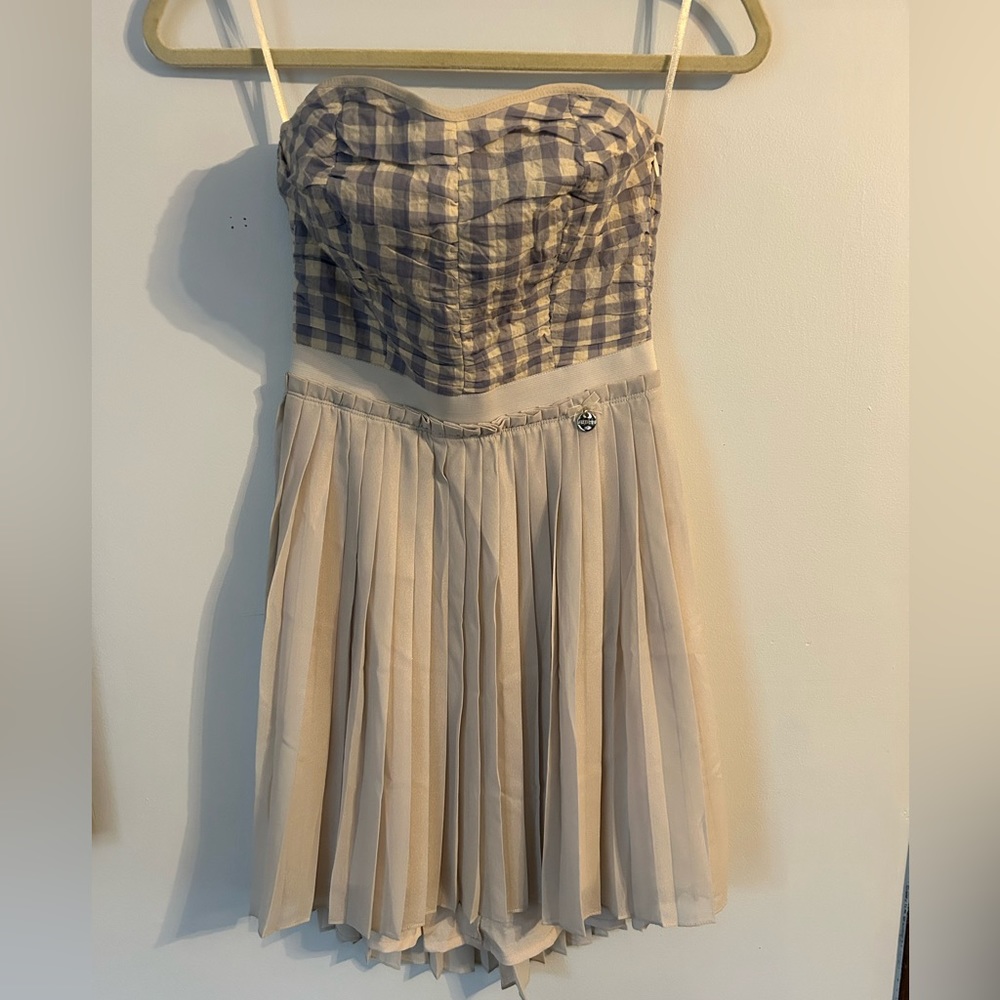Guess Dress. Size XS. Adorable blue/off white top and pleated bottom. St…